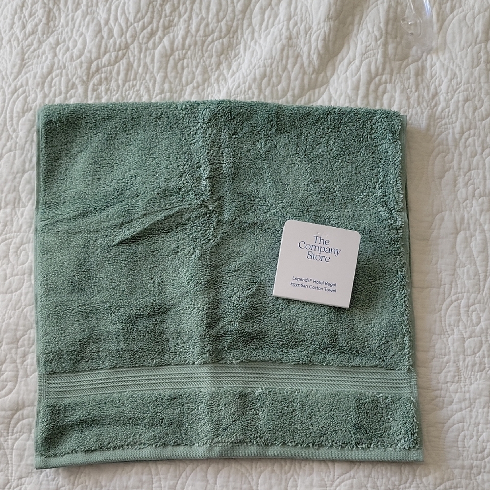 The Company Store Legends Hotel Regal Egyptian Cotton Hand Towel- New!